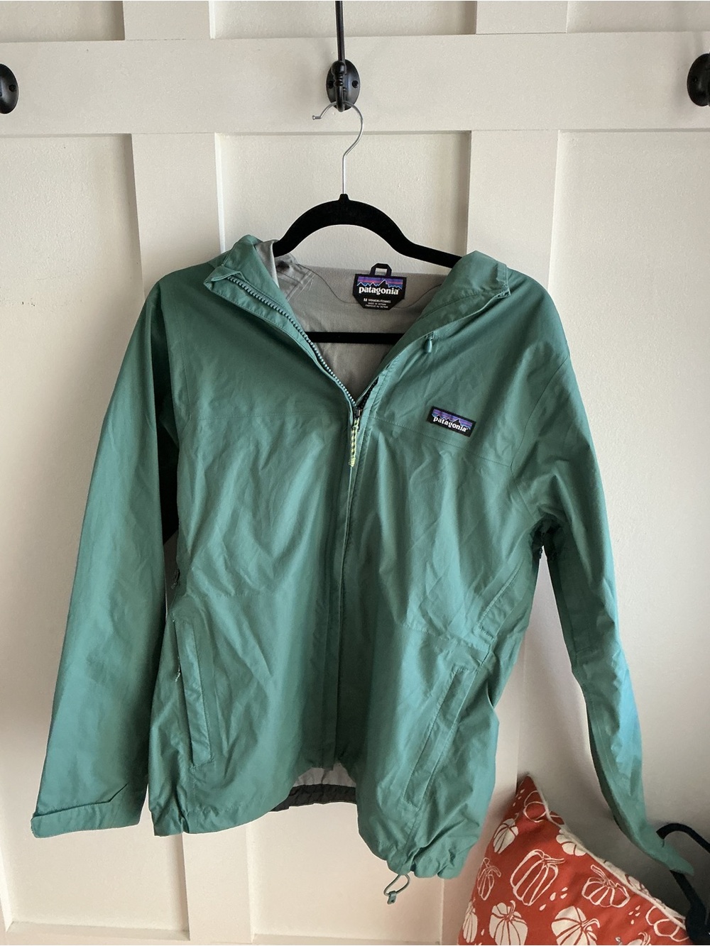 Patagonia Women’s Teal Hooded H2No Torrent Rain Jacket